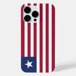 Liberia-Flagge iPhone 14 Pro Max Hülle