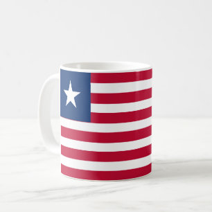 Liberia-Flagge Kaffeetasse