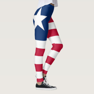 Liberia-Flagge Leggings