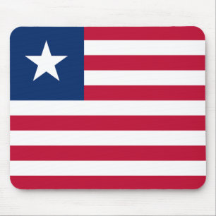 Liberia-Flagge Mousepad