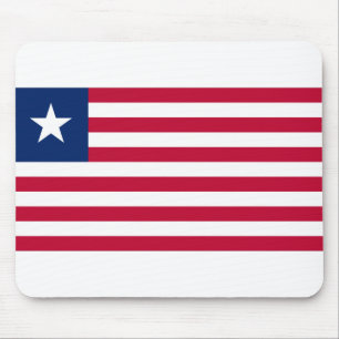 Liberia-Flagge Mousepad