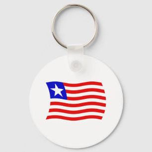Liberia-Flagge Schlüsselanhänger