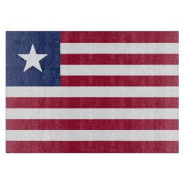 Liberia-Flagge Schneidebrett