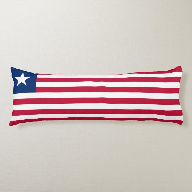 Liberia-Flagge Seitenschläferkissen (Vorderseite)
