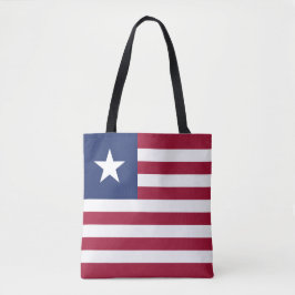 Liberia-Flagge Tasche