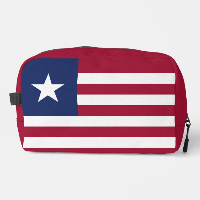 Liberia-Flagge Waschbeutel (Vorderseite)
