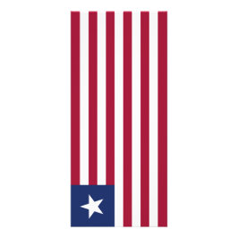 Liberia-Flagge Werbekarte