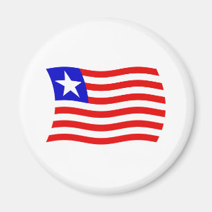 Liberia-Flaggenmagnet Magnet