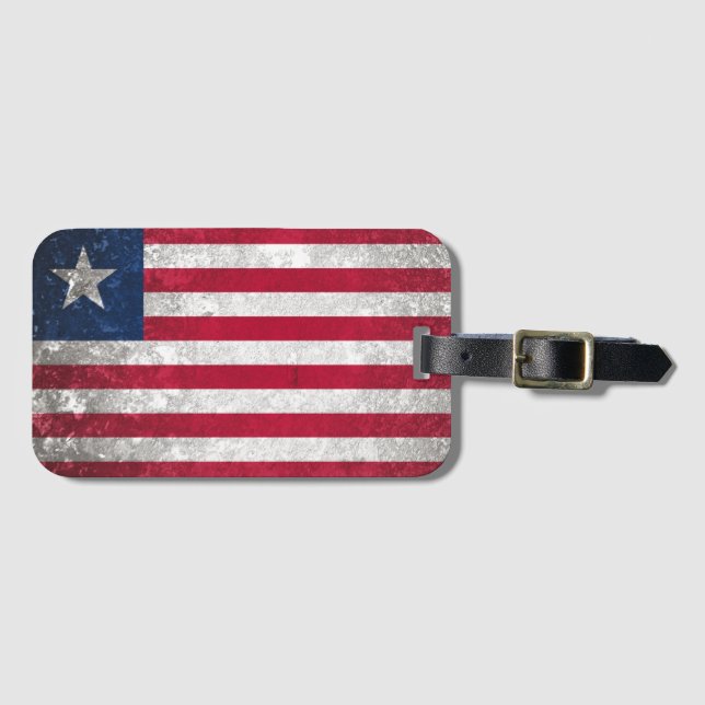 Liberia Gepäckanhänger (Vorderseite (Horizontal))