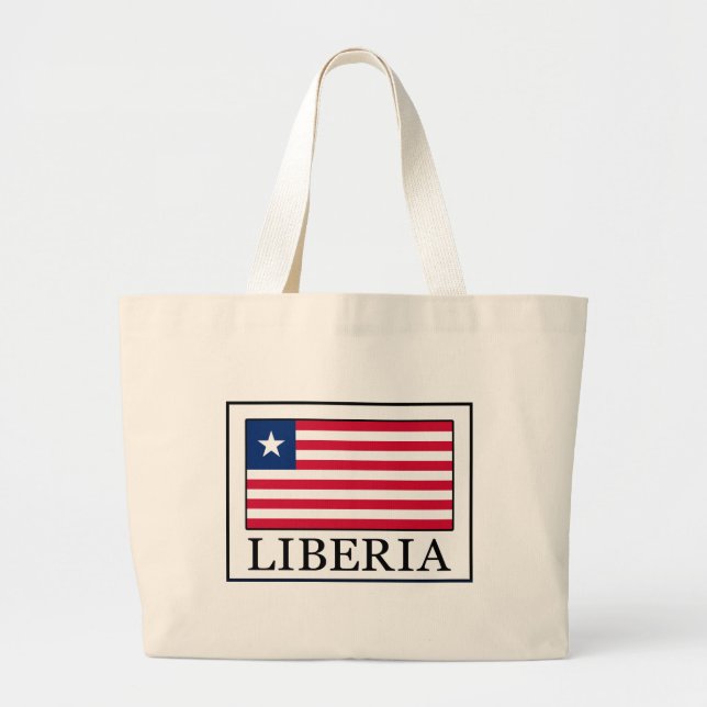 Liberia Jumbo Stoffbeutel (Vorne)