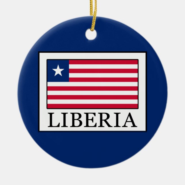 Liberia Keramik Ornament (Vorne)