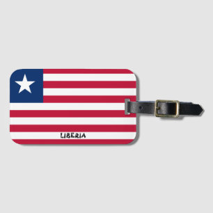 Liberia National Flag Patriotic Gepäckanhänger