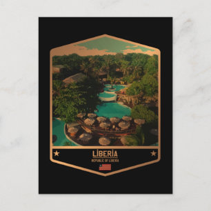 Liberia Postkarte