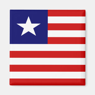 Liberia-Qualitäts-Flagge Magnet