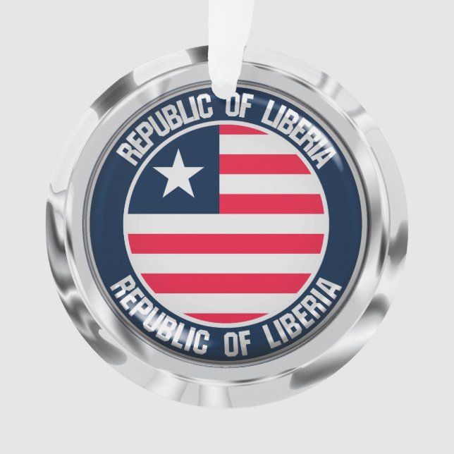 Liberia Round Emblem Ornament (Vorderseite)