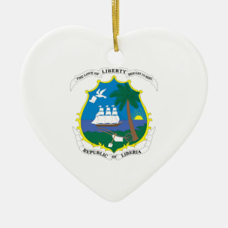 Liberia-Wappen Keramik Ornament