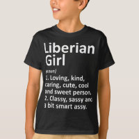 LIBERIAN GIRL LIBERIA Gift Funny Country Zuhause R