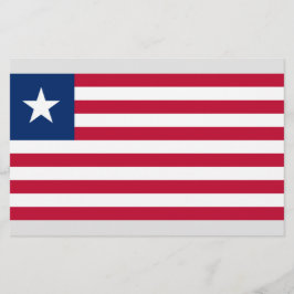 Liberianische Flagge (Liberia) Briefpapier
