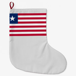 Liberianische Flagge (Liberia) Großer Weihnachtsstrumpf
