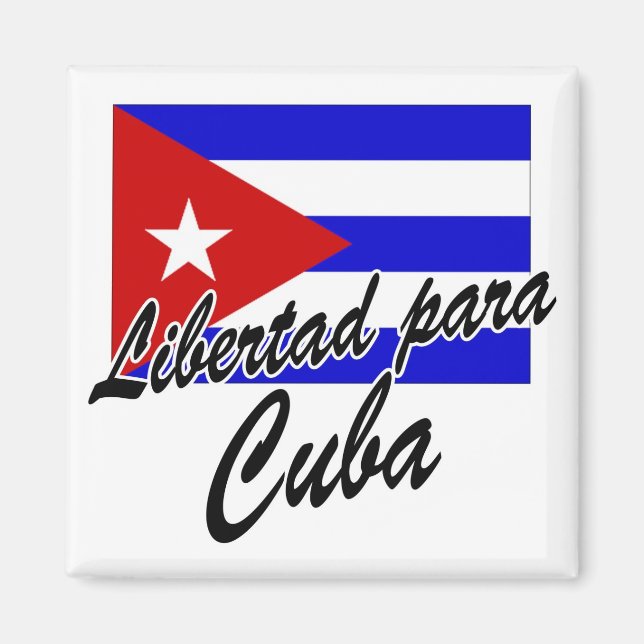Libertad para Kuba! Magnet (Vorne)