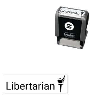 Libertäre 1,4" x 0,4" Briefmarke Permastempel