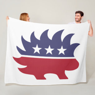 Libertarian Party Porcupine Symbol Fleecedecke