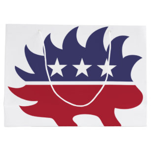 Libertarian Party Porcupine Symbol Große Geschenktüte