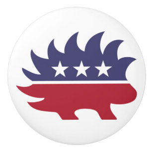 Libertarian Party Porcupine Symbol Keramikknauf