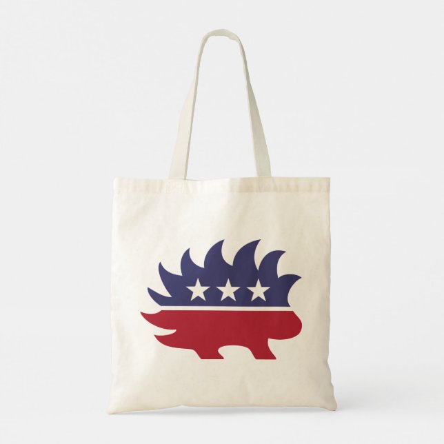 Libertarian Party Porcupine Symbol Tragetasche (Rückseite)
