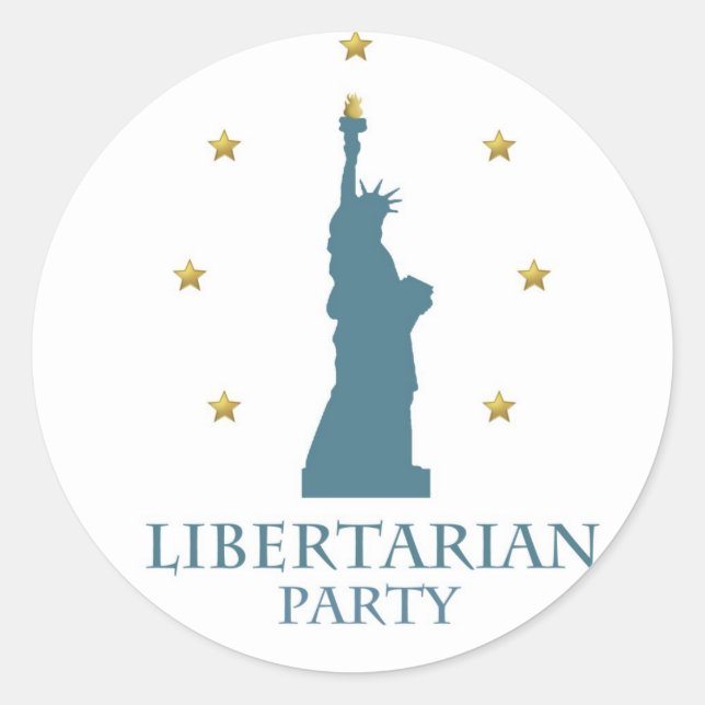 Libertarian Party Sticker (Vorderseite)