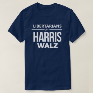 LIbertarier für Harris Walz T-Shirt