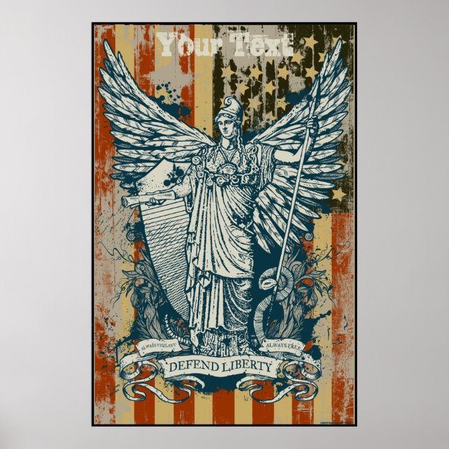 Libertas Goddess of Liberty Poster (Vorne)