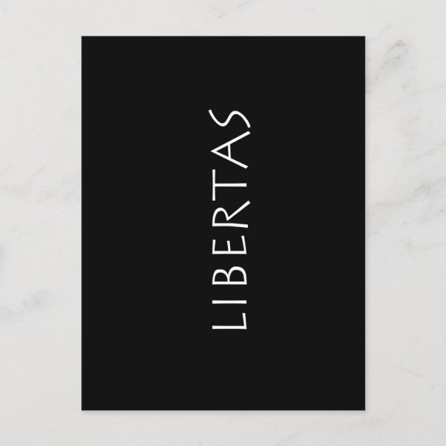 Libertas Postkarte (Vorderseite)