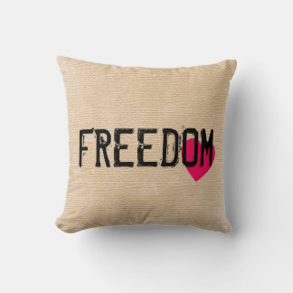 LIBERTÉ de notre foi Liberté Coussins de famille