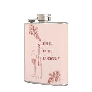 Liberté Égalité Chardonnay Der Mensch und die Wein Flachmann