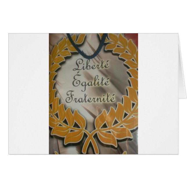 Liberté, Égalité, Fraternité : Futur prospère (Devant horizontal)