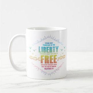 Liberté en Christ Galates 5 Mug