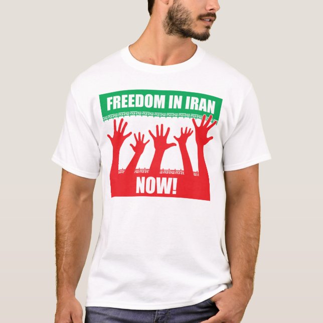 Liberté en Iran, maintenant ! T-shirt (Devant)