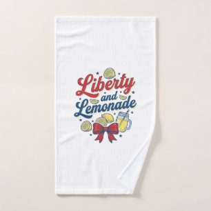 Liberté et limonade patriotique citron vecteur T-s