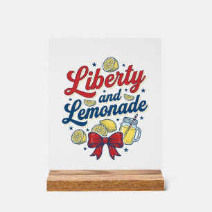 Liberté et limonade patriotique Lemon Vector T-shi