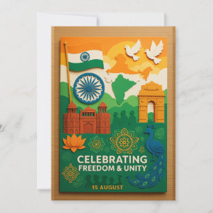 Liberté et Unité Inde Carte