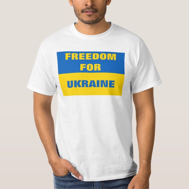 LIBERTÉ POUR T-shirt UKRAINE (Devant)