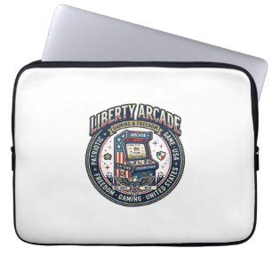 Liberty Arcade Patriotischer Patriotischer Arcade- Laptopschutzhülle
