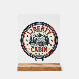 Liberty Aviator Patriotisch Patriotische Luftfahrt Acrylschild