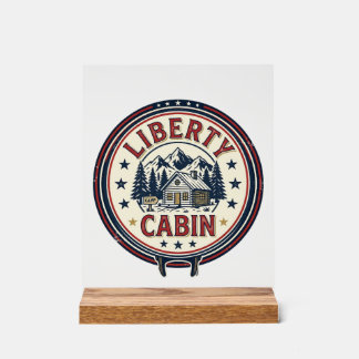 Liberty Aviator Patriotisch Patriotische Luftfahrt Acrylschild