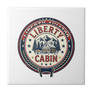 Liberty Aviator Patriotisch Patriotische Luftfahrt Fliese