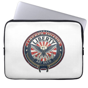 Liberty Aviator Patriotisch Patriotische Luftfahrt Laptopschutzhülle