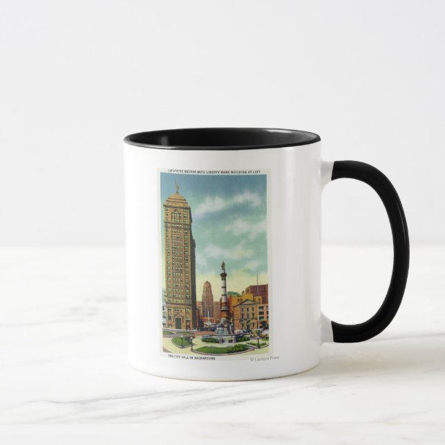 Liberty Bank Bldg, Rathaus Tasse (Rechts)