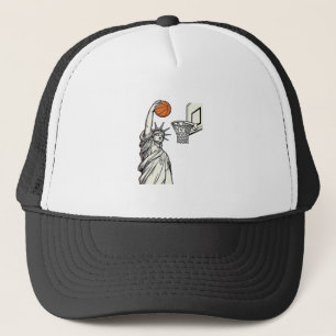 Liberty Basketball Dunk Vintage Gravur Design_1 Truckerkappe