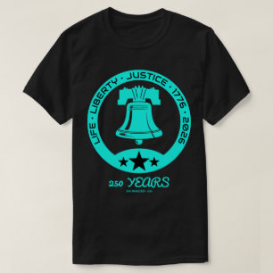 Liberty Bell 250-Jahres-Emblem, 1776–2026 Edition T-Shirt